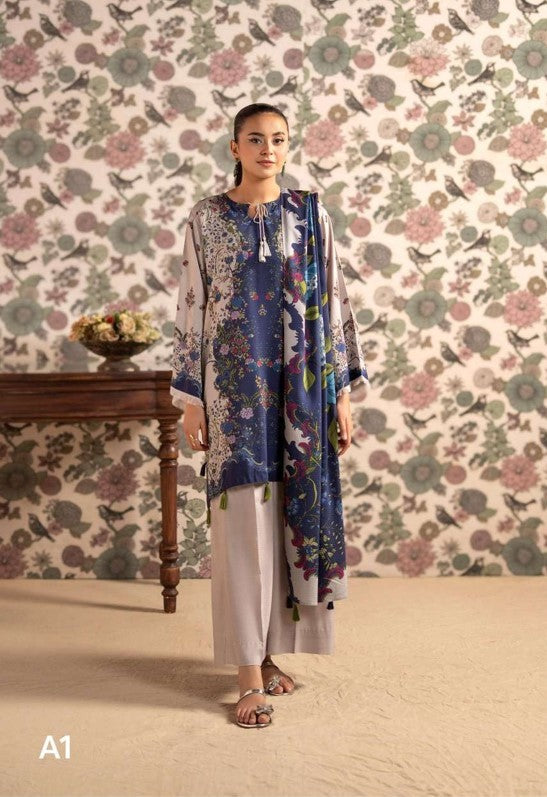 Pure Cotton Anarkali Suit Set With Dupatta